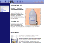 Tablet Screenshot of lifelinewater.com